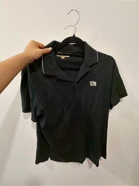 Burberry Black short sleeve Polo